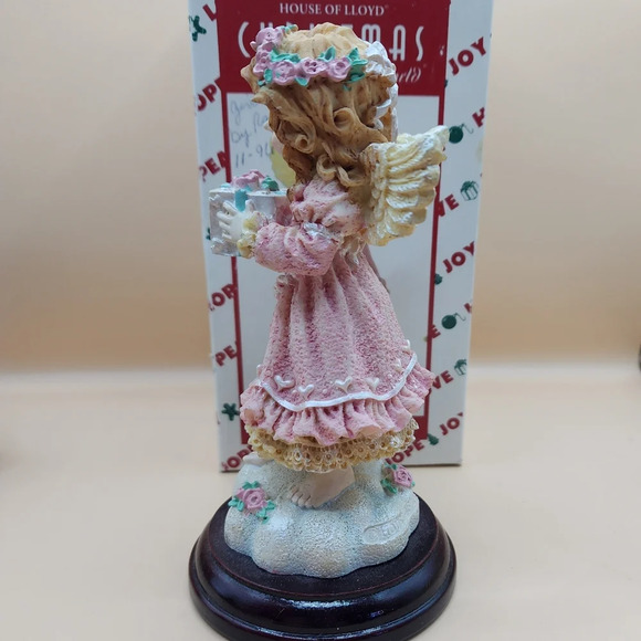 1996 House Of Lloyd Christmas Around The World The Giving Angel 6 Inch - Picture 4 of 7